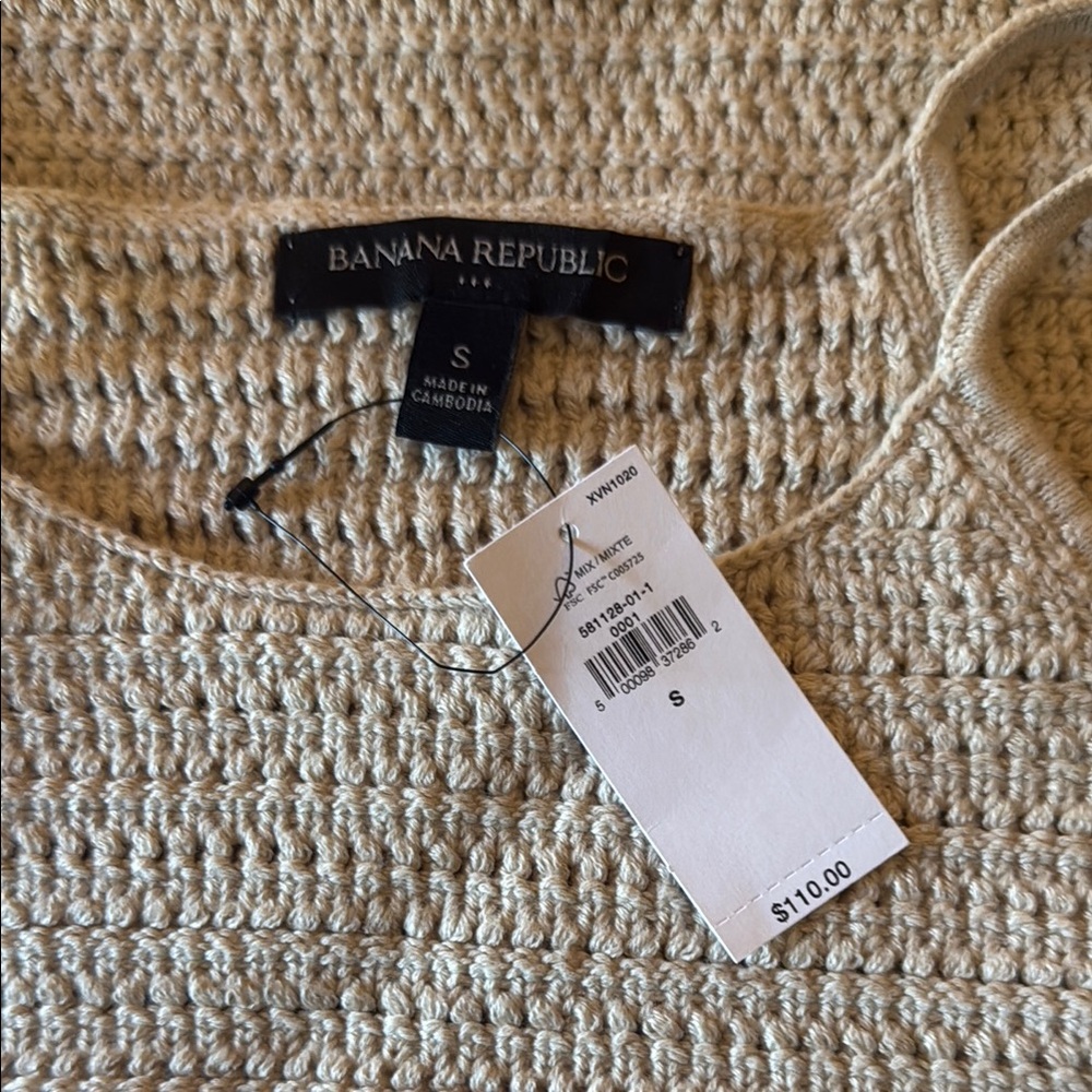 Crochet beach dress NWT banana republic